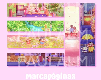 Marcapáginas Shin Chan