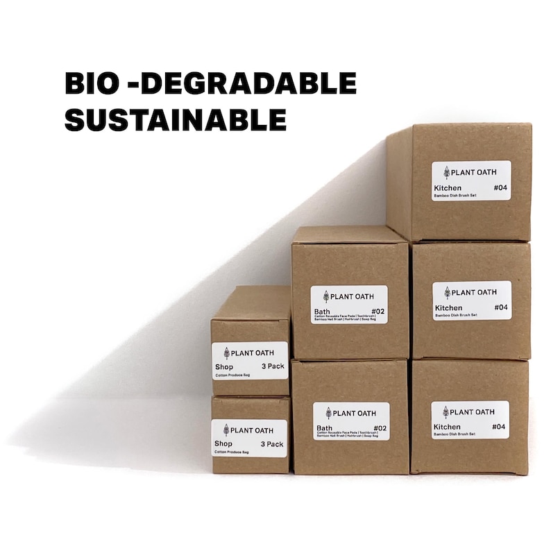 Sustainable Packaging & Eco-friendly Materials: Discover the trifecta of sustainability with bamboo, sisal fiber, and coconut husk. Our eco-friendly products, including durable bamboo brushes and natural sisal and coconut husk scrubbers, are thoughtfully packaged in biodegradable kraft paper. Harnessing the power of nature, these products help create a cleaner, greener world while reducing plastic waste. Perfect for eco-conscious individuals looking for sustainable alternatives.