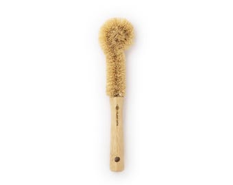 PLANT OATH | Bamboo Dish Scrub Brush | Eco-Friendly Cleaning Solution | Sustainable Gift | Zero Plastic Kitchen Essential | Durable Design