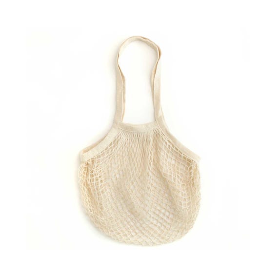 PLANT OATH | Shopping Bag (3 Pack) | Durable Cotton Mesh Tote | Eco-Friendly Sustainable Gift | Zero Plastic Shopping Essential | Best Value