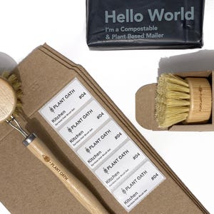 Sustainable Packaging & Eco-friendly Materials: Discover the trifecta of sustainability with bamboo, sisal fiber, and coconut husk. Our eco-friendly products, including durable bamboo brushes and natural sisal and coconut husk scrubbers, are thoughtfully packaged in biodegradable kraft paper. Harnessing the power of nature, these products help create a cleaner, greener world while reducing plastic waste. Perfect for eco-conscious individuals looking for sustainable alternatives.