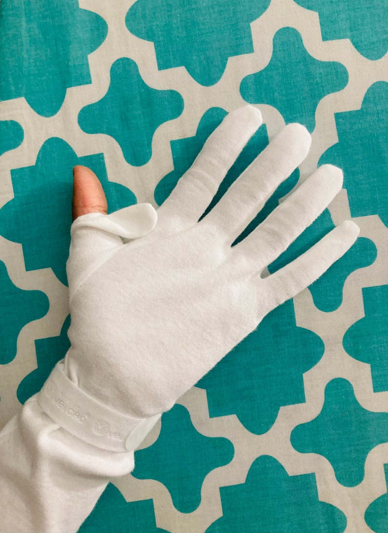 Eczema Sleep Gloves Long Etsy