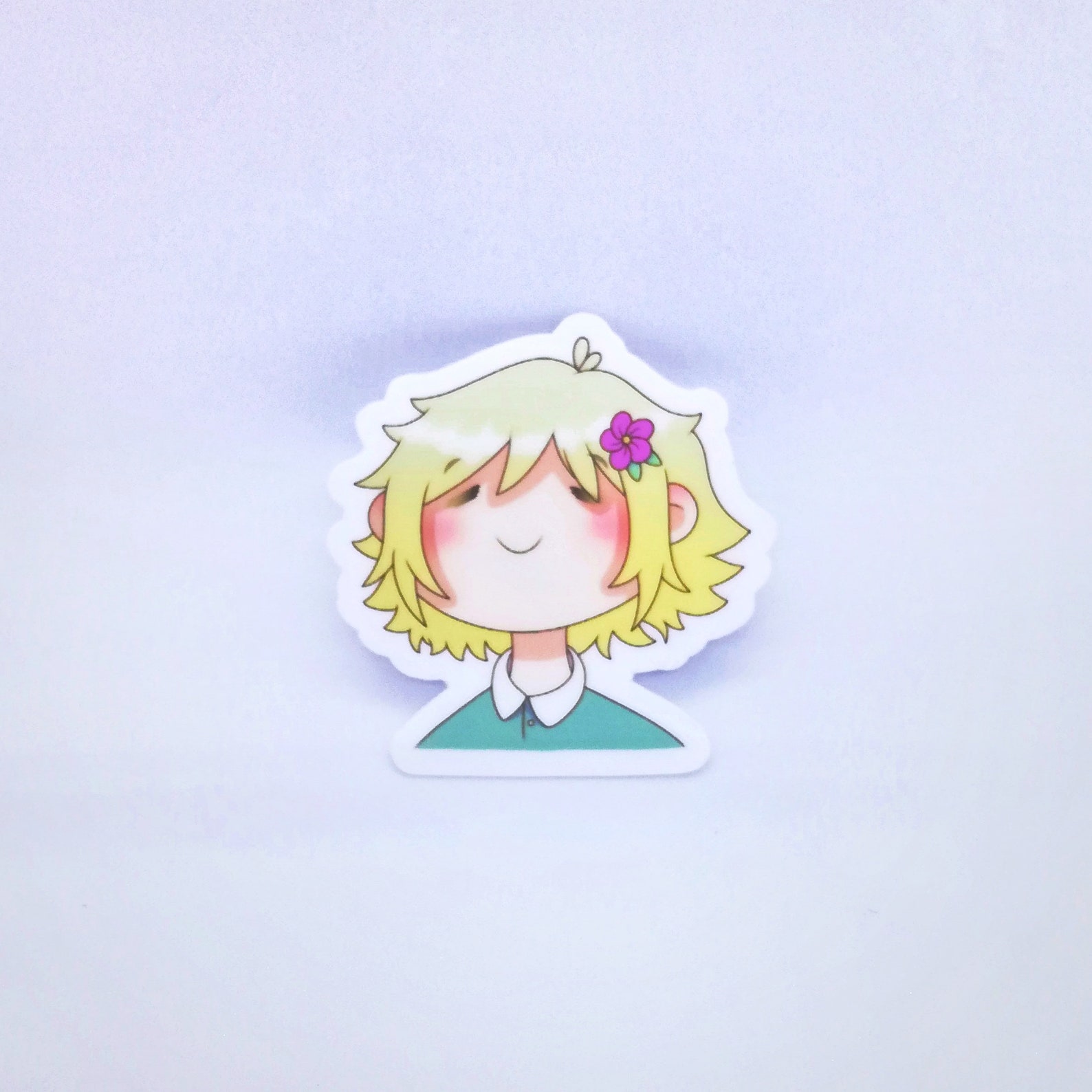 OMORI Basil vinyl sticker waterproof 2 inches fanmade Etsy