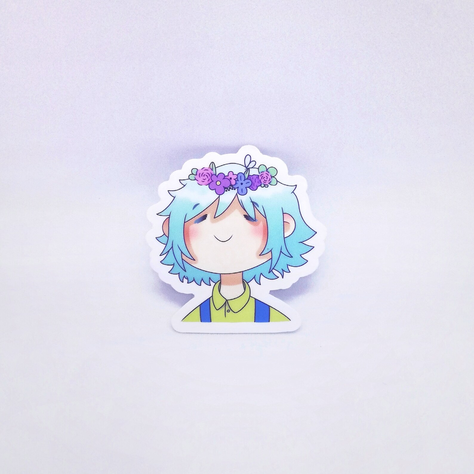 OMORI Basil vinyl sticker waterproof 2 inches fanmade Etsy