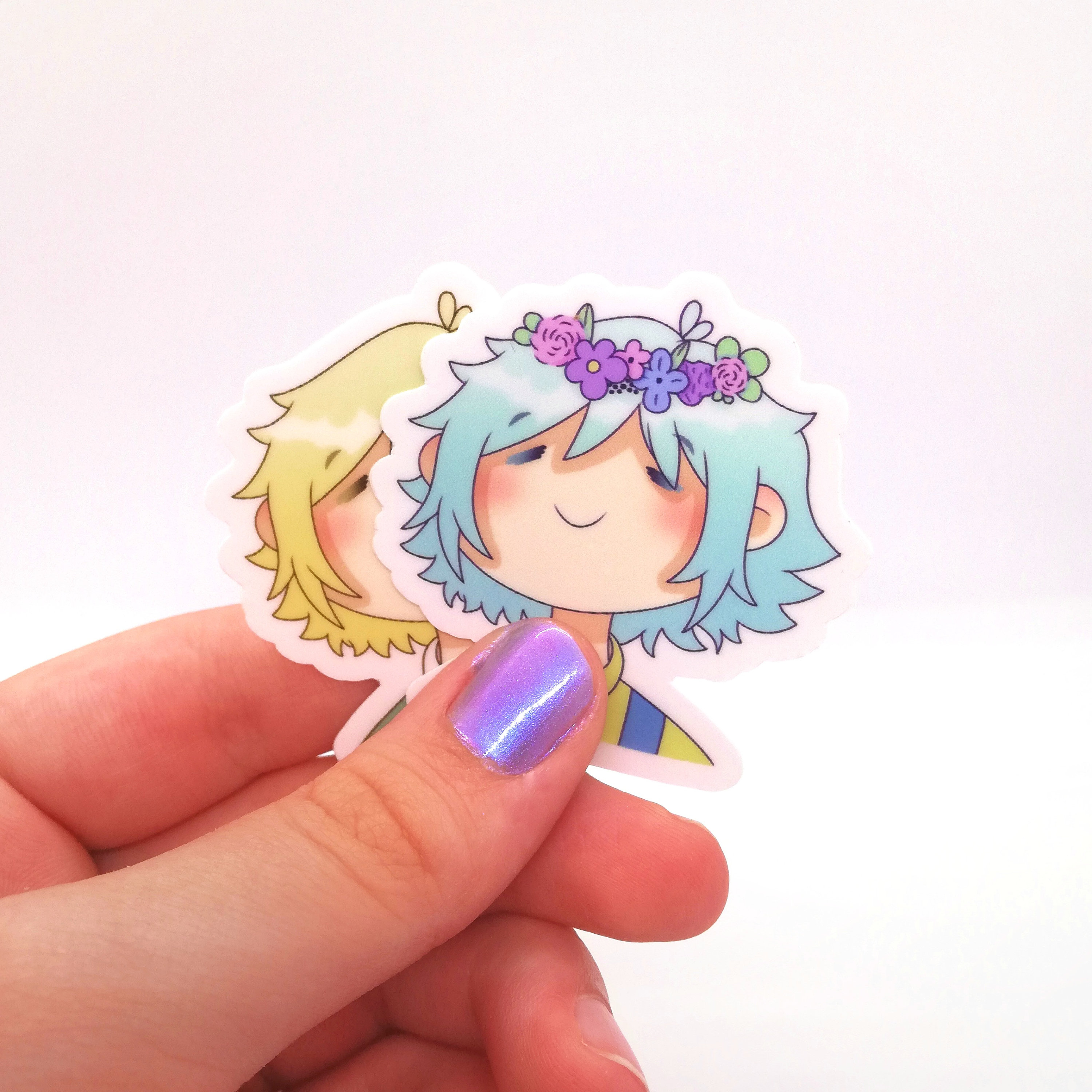 Omori Basil vinyl sticker fanmade Etsy