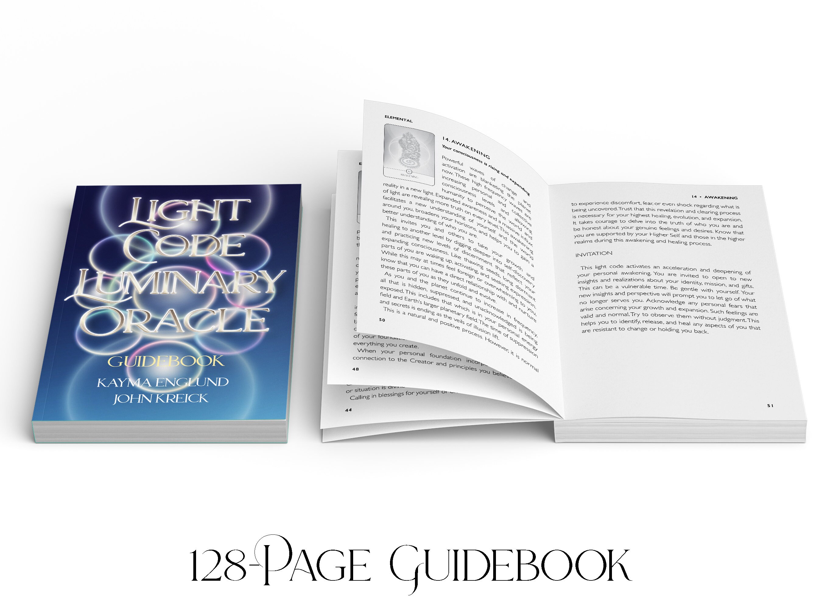 Light Code Luminary Oracle Deck 50 Cards 128page Etsy Australia