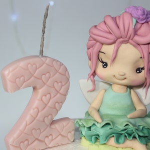 妖精のフォンダン、庭の妖精のケーキフィギュア、虹の妖精のケーキトッパー、妖精のテーマのケーキトッパー、花の妖精の置物