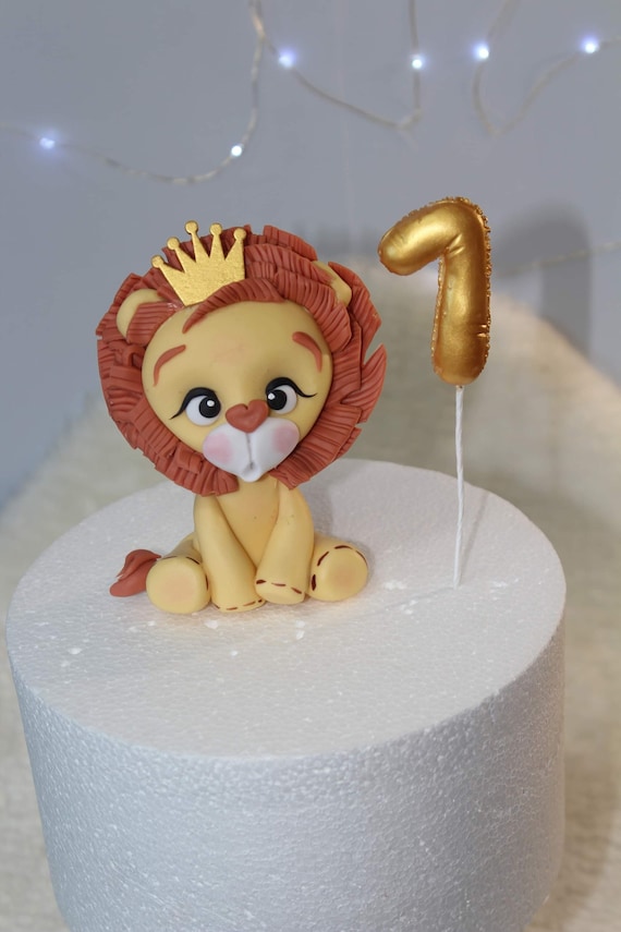 Decorazioni Torta Re Leone - 17 Pezzi, Topper Per Compleanno Bambini, In Carta - Foto 5