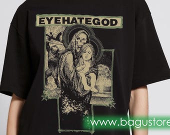 EYEEHATEGOD - Camiseta vintage de sludge metal