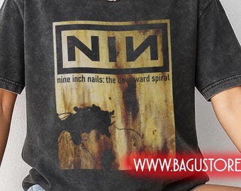 Vintage Nine Inch Nails T-Shirt, 80s Post-Punk Band Tee