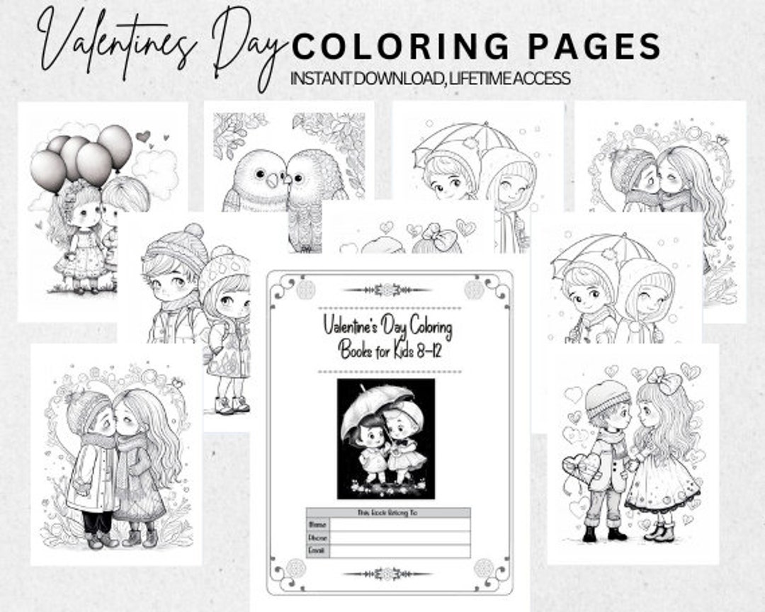 Printable Valentine s Day Coloring Fun Valentine s Day Coloring Sheets Printable Pages Cute
