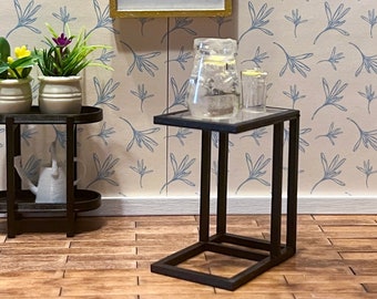 1:12 Scale Side Table - PROY | Dollhouse Furniture | Miniature Side Table | 112 Scale | Laser Cut Furniture