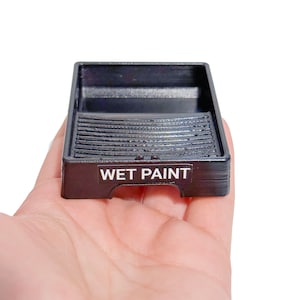 1:6 Scale Paint Tray | Dollhouse Miniatures | Miniature House | Diorama Supplies | Gift Ideas