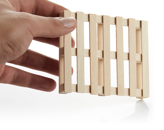 Laser Cut Wooden Mini Pallet Coasters Free Vector cdr Download