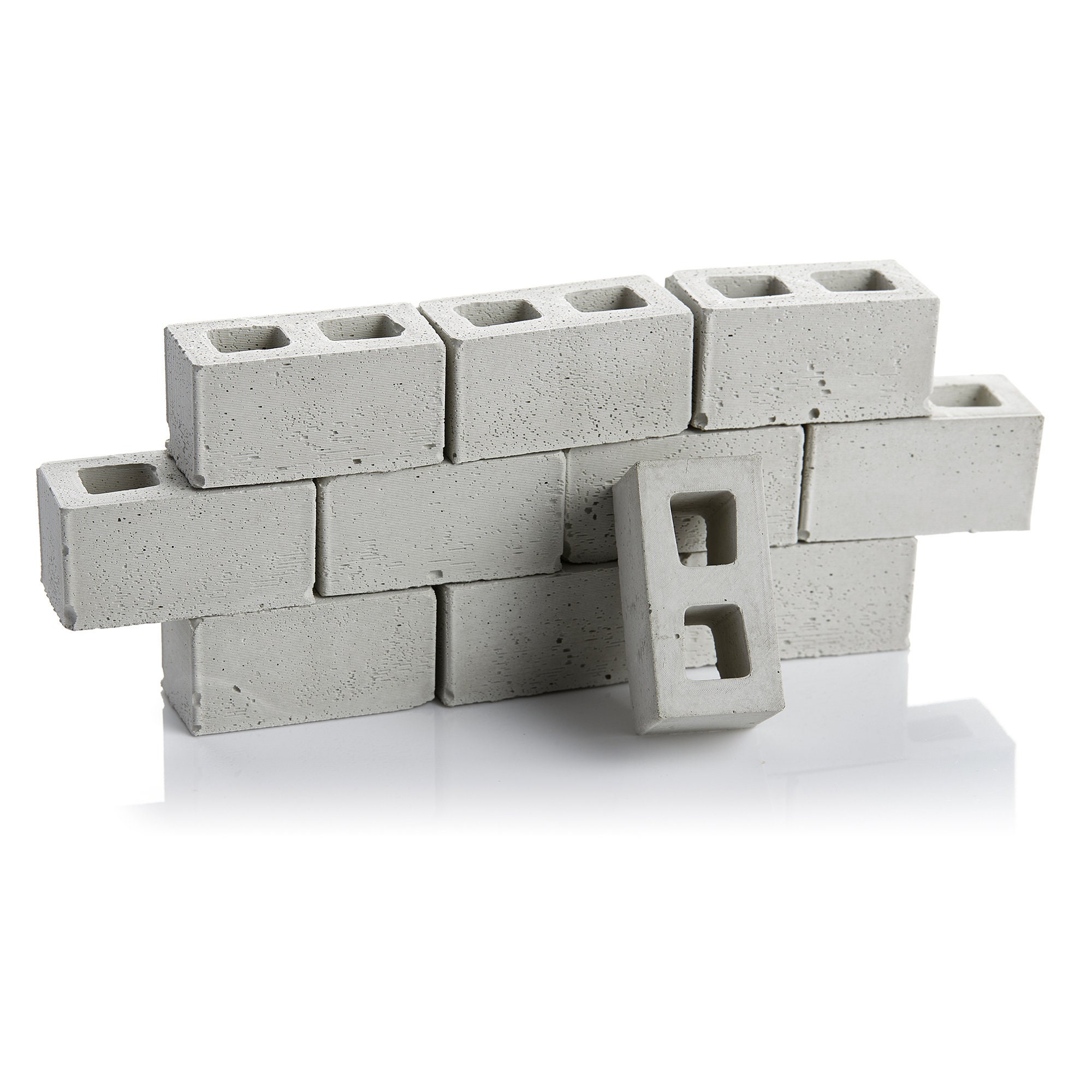 Mini Cinder Blocks, 24 Pack, 1/12 Scale
