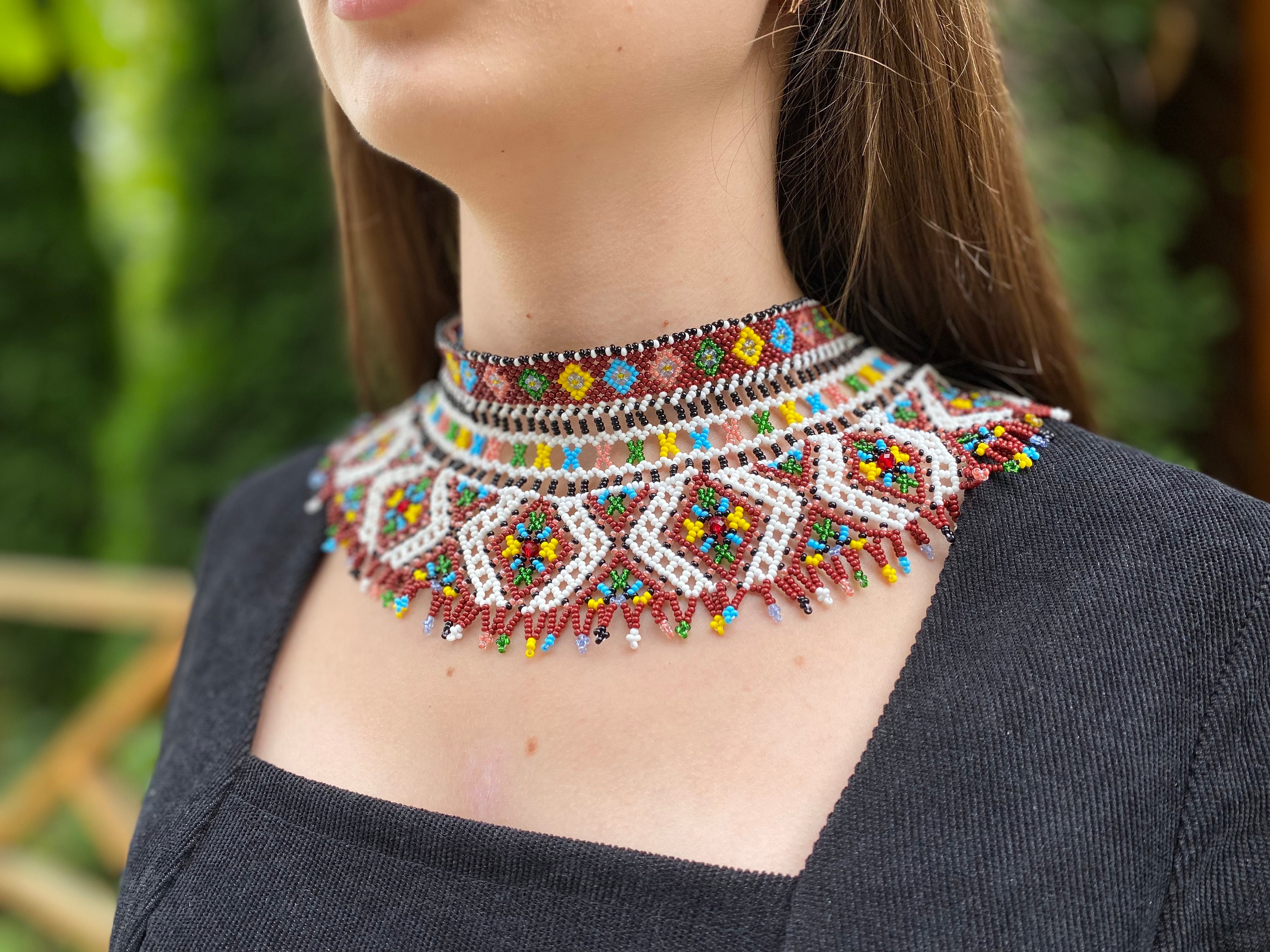 Beaded necklaces discount