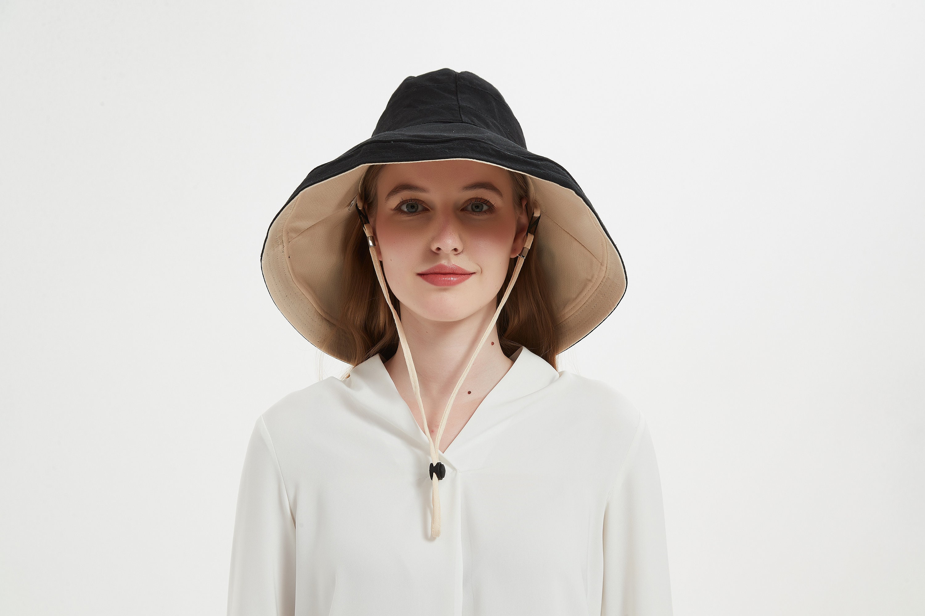 Wide Brim 5" Sun Hat, Cotton Hat, Beach Hat, gardening hat, basi…