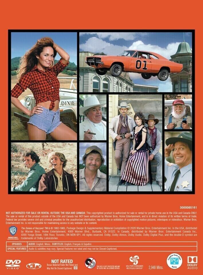 The Dukes of Hazzard Complete Seasons 1-7 Collection Dvd Box Set - Etsy