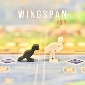 Wingspan Asia: Wooden Bird Meeples - Game Upgrade Tokens