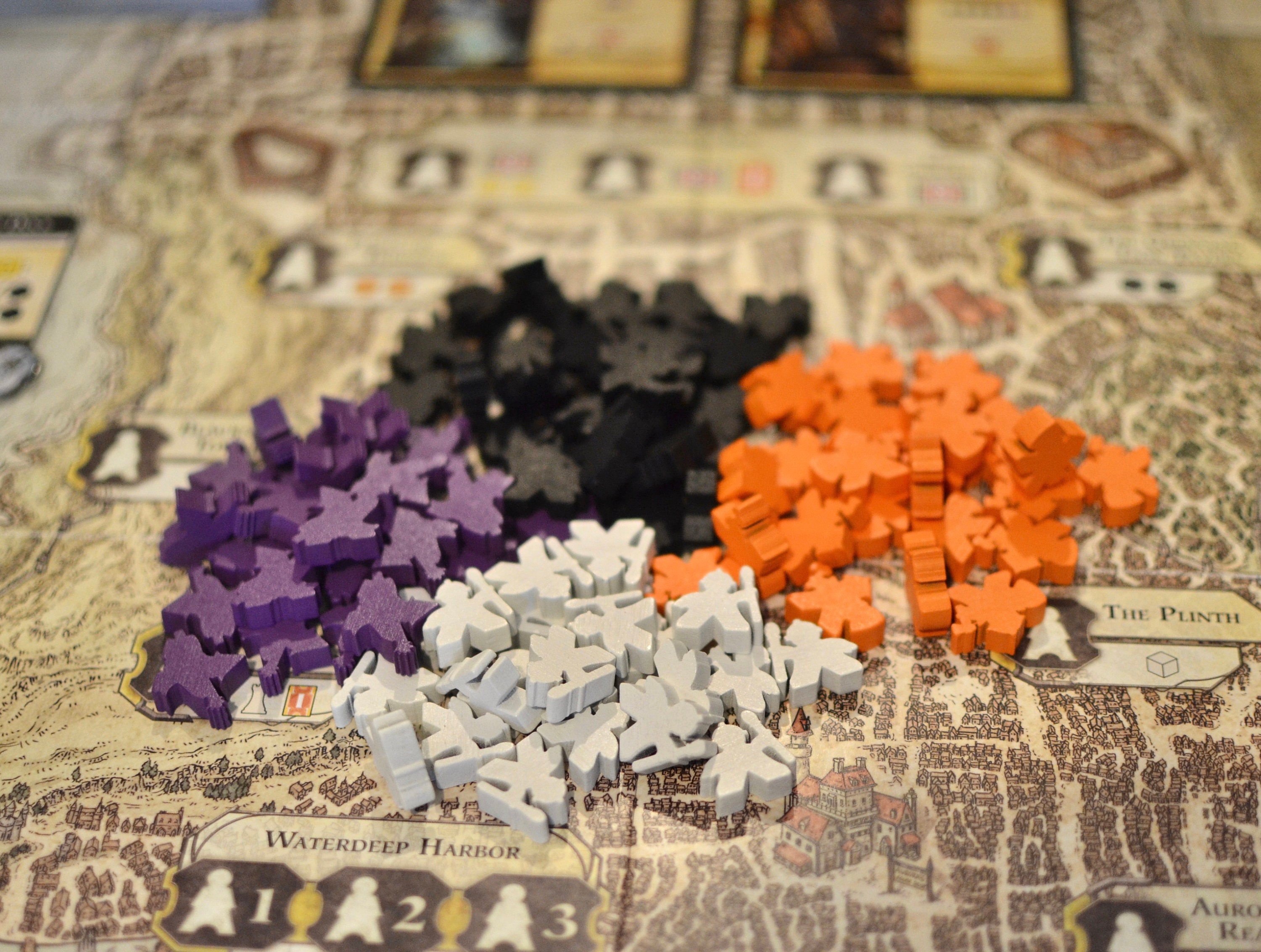 Set of 100 Custom Wooden Meeples for Lords of Waterdeep the Etsy Canada