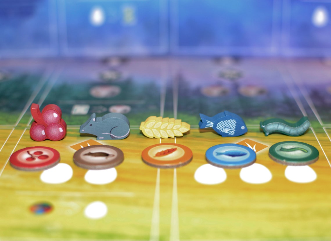 Wingspan Wooden Printed Food Tokens Resources Upgrade Board Etsy UK