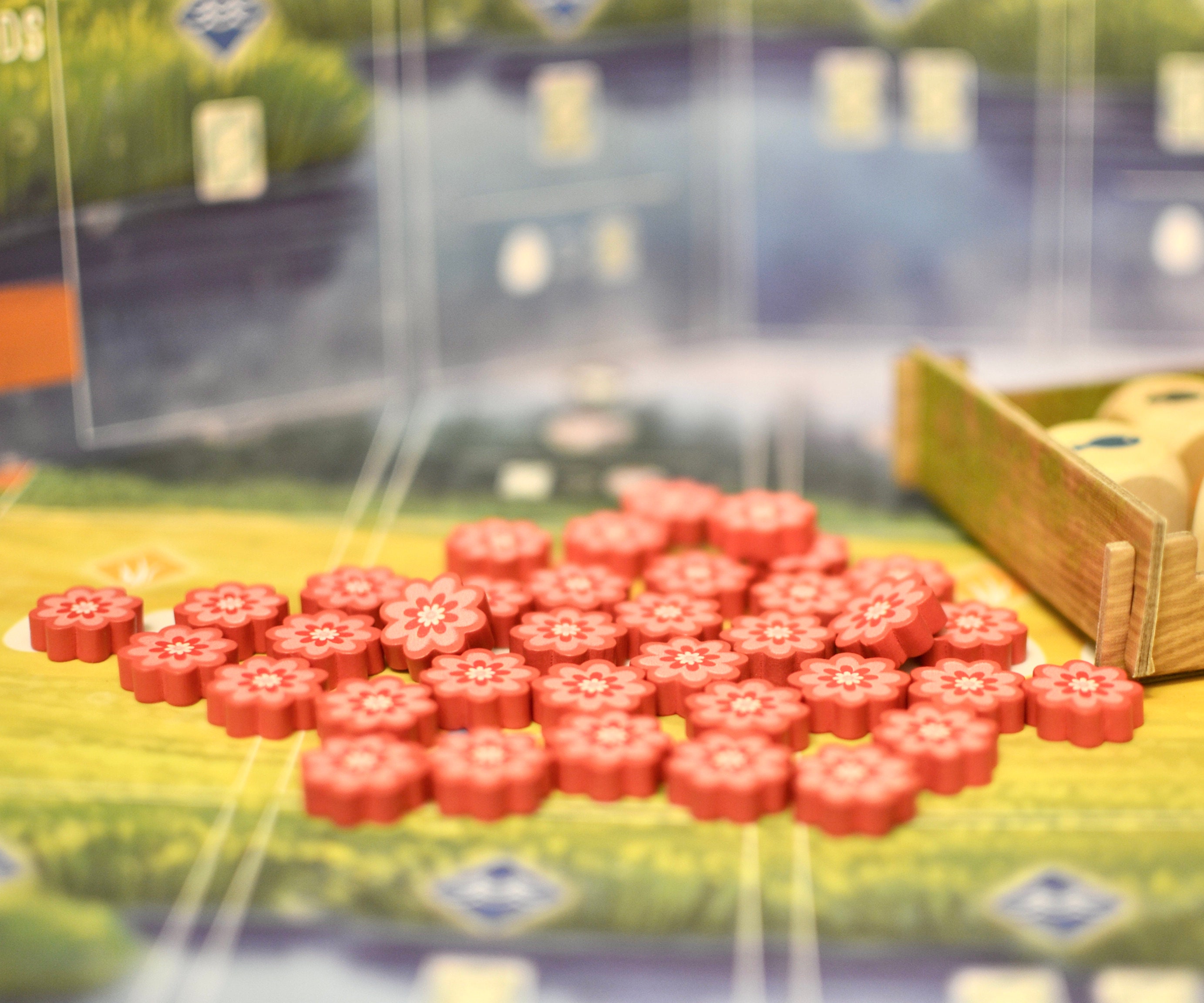 Wingspan Wooden Printed Nectar Tokens Foroceania Expansion Etsy