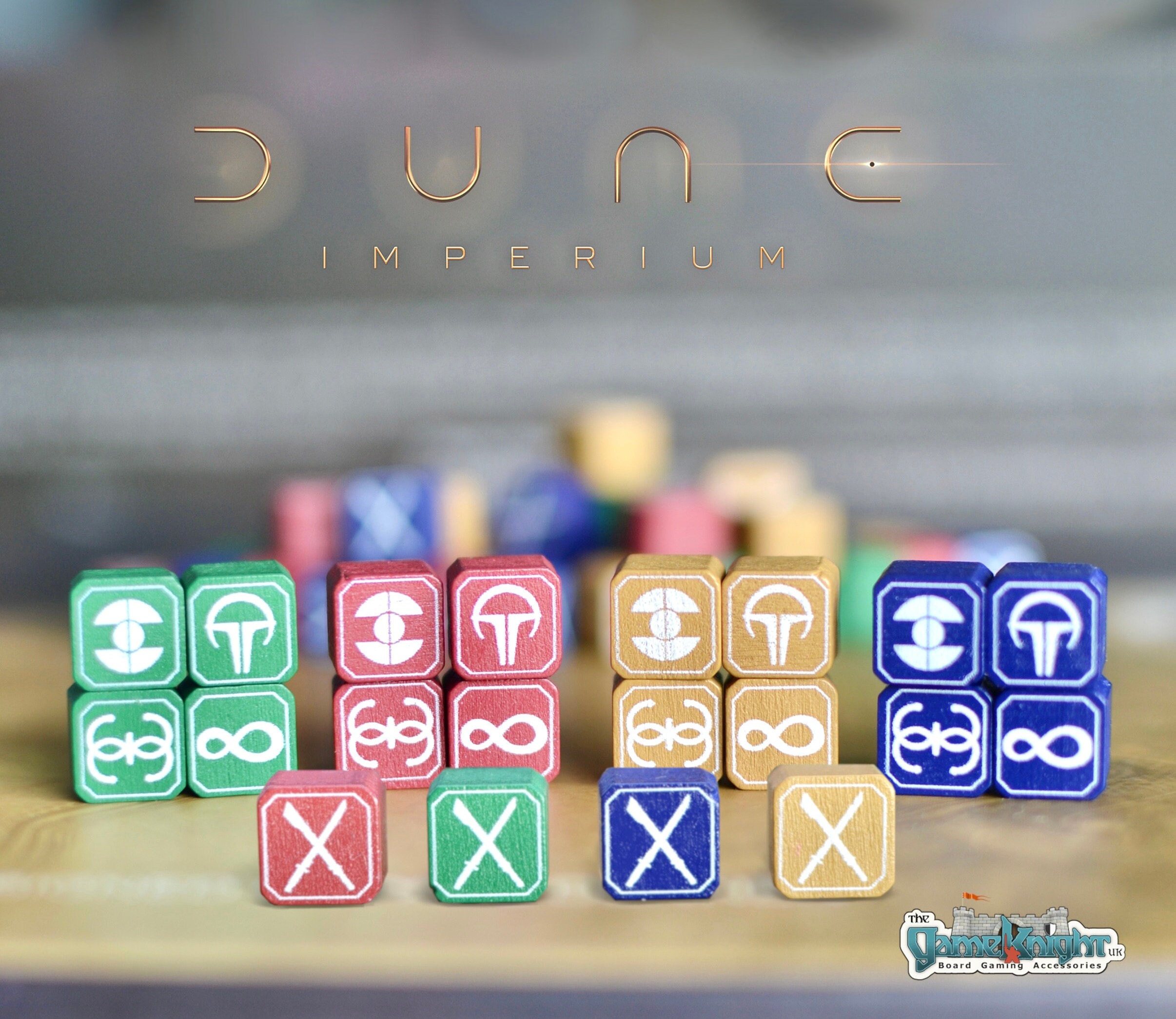 Dune Imperium Wooden Upgraded Screen Printed Cube Tokens - Etsy