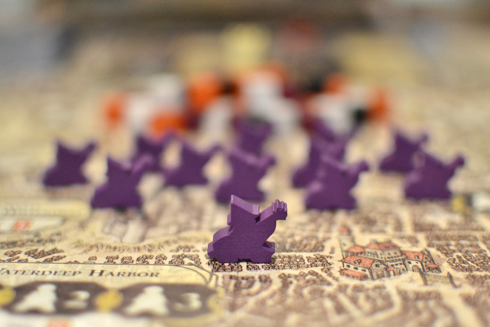 Set of 100 Custom Wooden Meeples for Lords of Waterdeep the Etsy UK