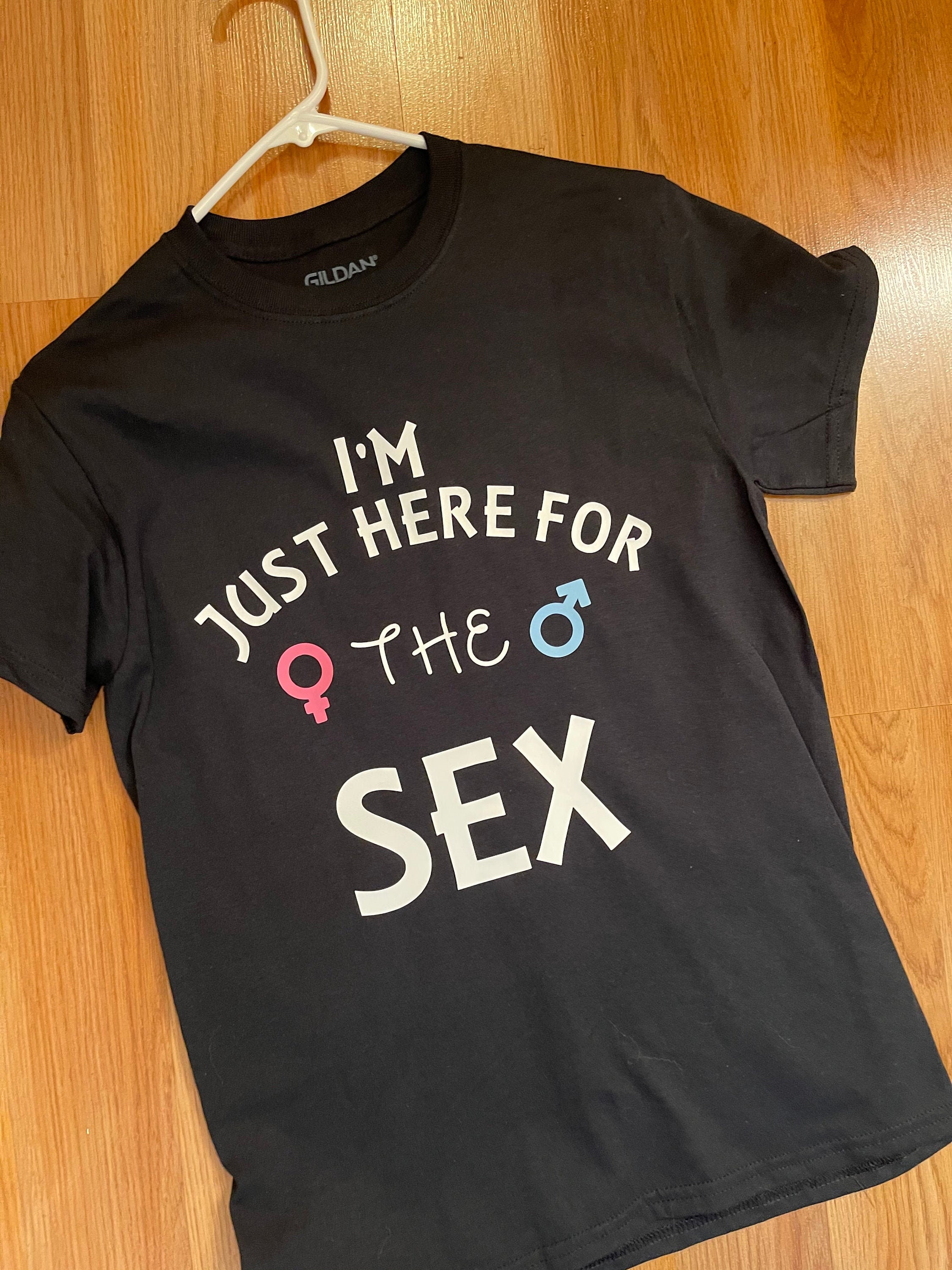 Gender Reveal T Shirt I M Just Here For The Etsy
