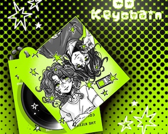 PREORDER!! The guy she was interested in wasn't a guy at all spinning CD keychain