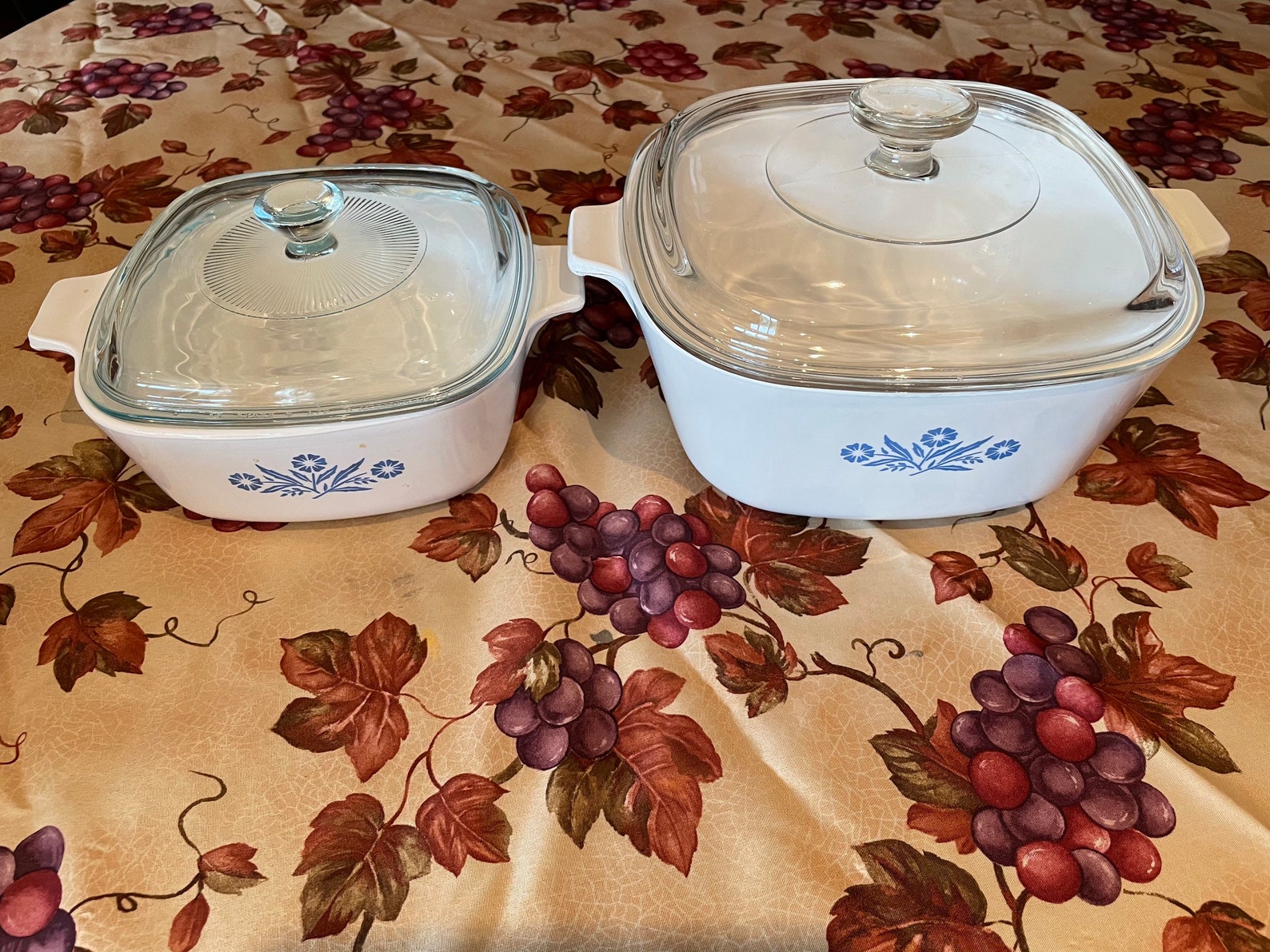 Blue Cornflower PyroCeram CORNINGWARE Serving bowls Etsy