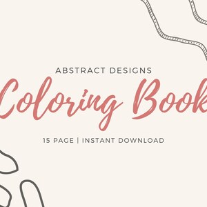 Abstract Designs Coloring Book