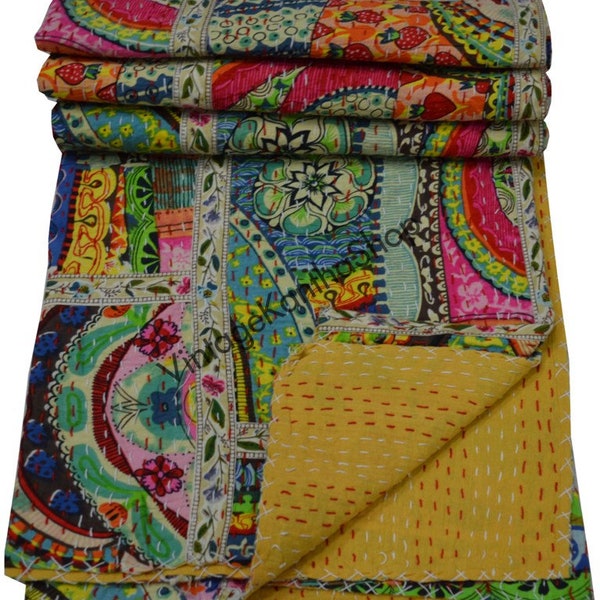 Kantha Quilt Etsy