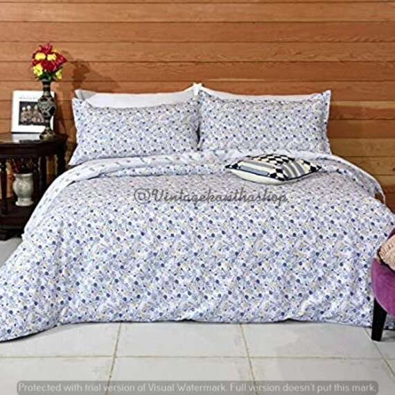 Eucalyptus Duvet Cover Set/white Cotton White Duvet Cover Etsy