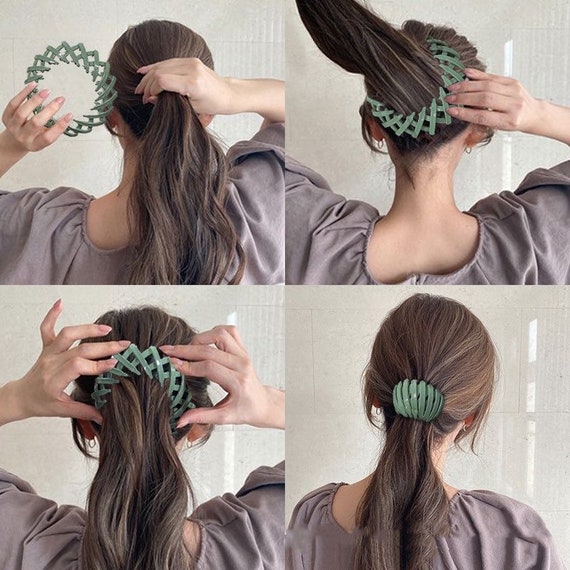 Bird's Nest Glossy Hair Clip Tail Hair Bun Holder Hair - Etsy UK Bird's Nest Glossy Hair Clip Tail Hair Bun Holder Hair - Etsy UK