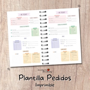 Plantilla para Pedidos | Control y Organización para tu Negocio