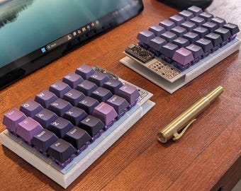 Teclado mecánico dividido Biba40 – Bluetooth, ZMK