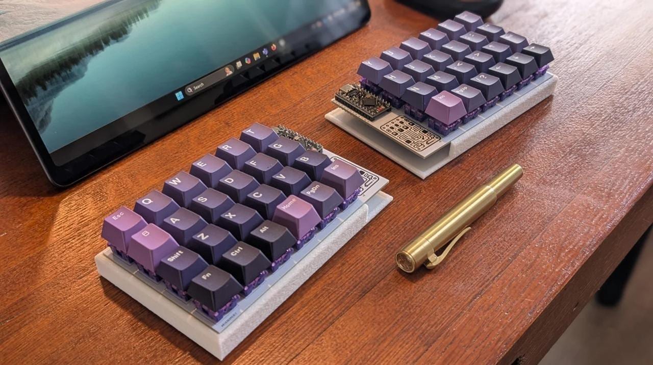 Split ortholinear keyboard - Etsy 日本