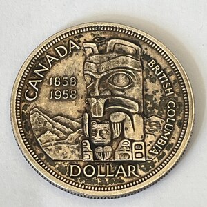 1958 Silver One Dollar Coin  Very High Silver Contents