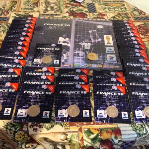 1998 France World Cup 22ct Gold Finished Medallion Coins - Etsy
