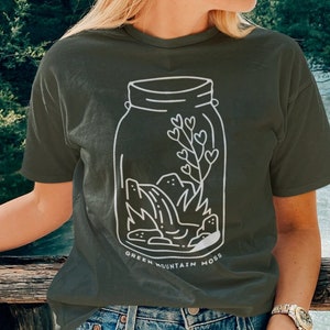 Terrarium T-Shirt, Plant Shirt, Gardening Gift, Plant Gift, Botanical Shirt, Moss Shirt, Plant Lover Shirt, Terrarium Gift, Terrarium Shirt image 1