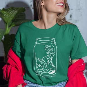 Terrarium T-Shirt, Plant Shirt, Gardening Gift, Plant Gift, Botanical Shirt, Moss Shirt, Plant Lover Shirt, Terrarium Gift, Terrarium Shirt