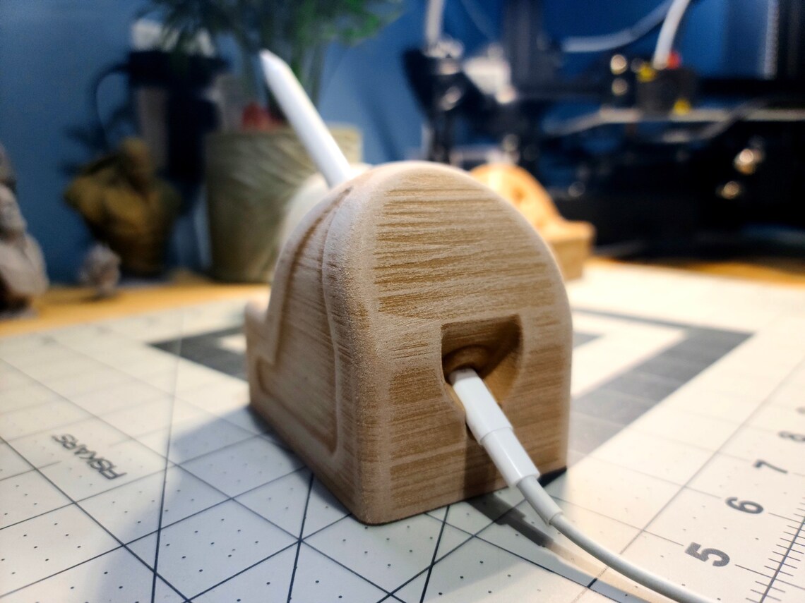 3D Printed Apple Pencil Holder Stand and Charging Dock Etsy