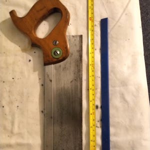 Omärkt 10" tappsåg/baksåg, helt renoverad och slipad, klar för användning. [002519]