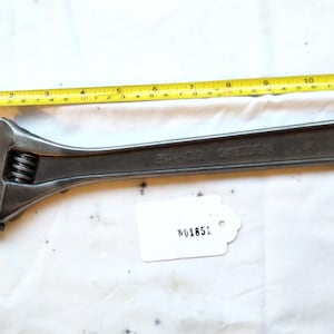 Bahco adjustable 12 inch "crescent" style wrench in very good condition cleaned and serviced ready for use [001866]