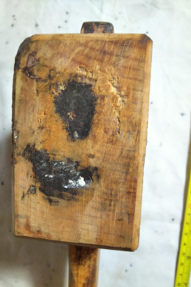 Large Beechwood Mallet Badly Stained but a Useable Tool. [002747] - Etsy
