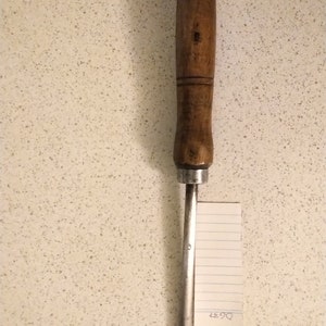 Long (13.5&quot;) straight screwdriver fully refurbished and reground in excellent condition and ready for use.