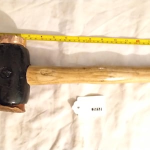 Thor Hammer Company Size 4 copper faced mallet in good refurbished condition and ready foir use.