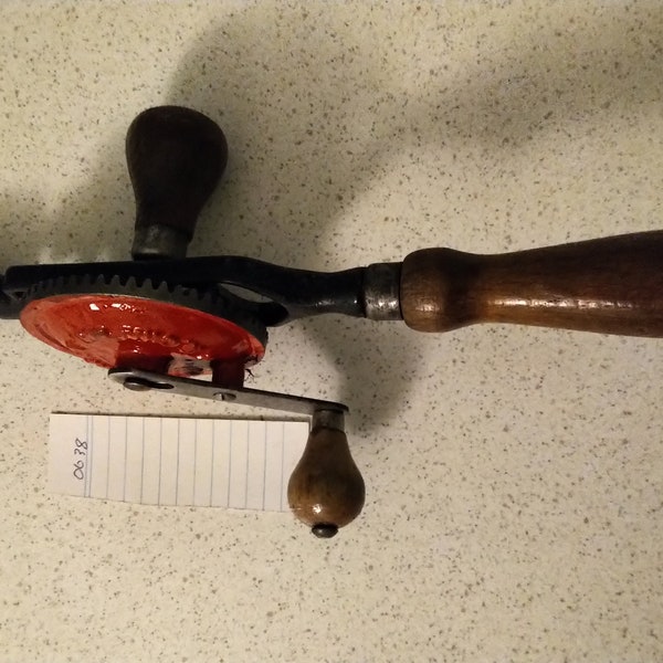 Hand drill by J A Chapman of Sheffield. in lovely refurbished condition and ready for use.