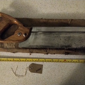 The Bowdon saw by Joseph Tyzack and Son. Steel backed 10" tenon saw/ Back saw with 13tpi sharpened ready to use.